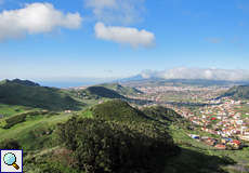 Aussicht auf La Laguna vom Mirador de Jardina aus