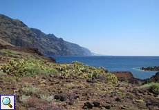 Blick auf die Steilküste des Teno-Gebirges