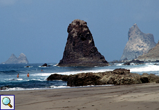 Der wunderschöne Strand bei Benijo