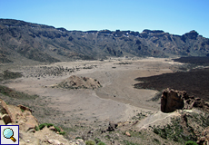Die Llano de Ucanca im Teide-Nationalpark