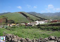 Der eingeschnittene Vulkanhügel bei El Palmar