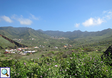 Blick auf Las Lagunetas und Las Portelas