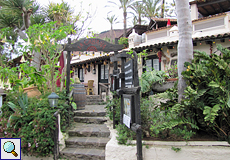Eingang des Restaurants La Cabaña