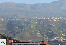 Blick ins Orotava-Tal von Puerto de la Cruz aus