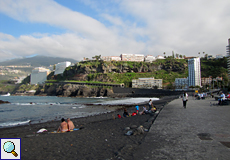 Der Strand Playa Martiánez in Puerto de la Cruz