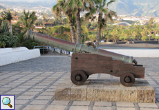 Kartaune am Castillo de San Felipe in Puerto de la Cruz