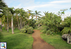 Park hinter dem Strand Playa Jardín in Puerto de la Cruz