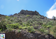 Steile und schroffe Felsen im Teno-Gebirge