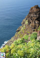 An der Punta del Fraile fallen die Klippen steil ins Meer ab