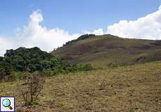 Landschaft unterhalb des Gipfels des Cerro San Isidro