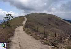 Der Cerro San Isidro mit seiner kahlen Gipfelregion